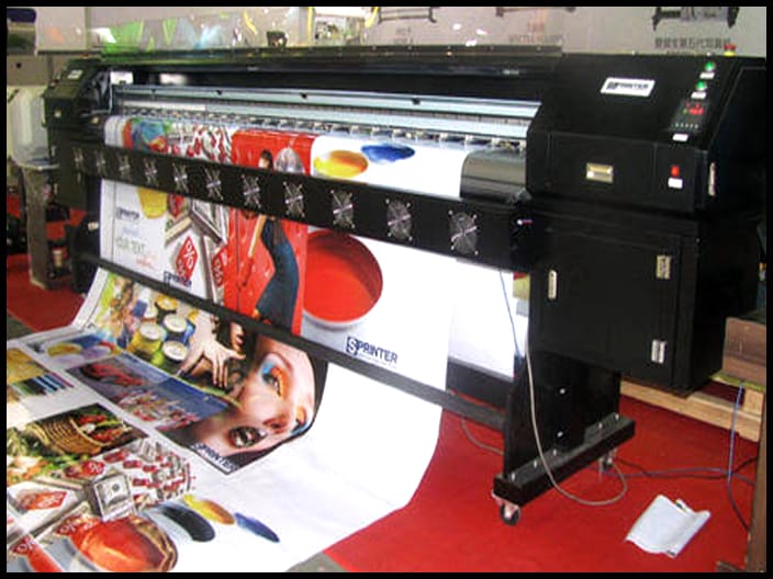 Large format printing example